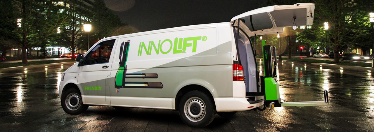 INNOLIFT Elektro-Mitnahmestapler für Transporter und Lieferwagen von POWERTEC E-Mobility